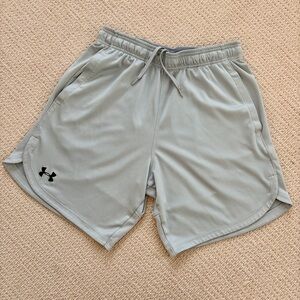 Under Armour Men's Light Gray Athletic Shorts